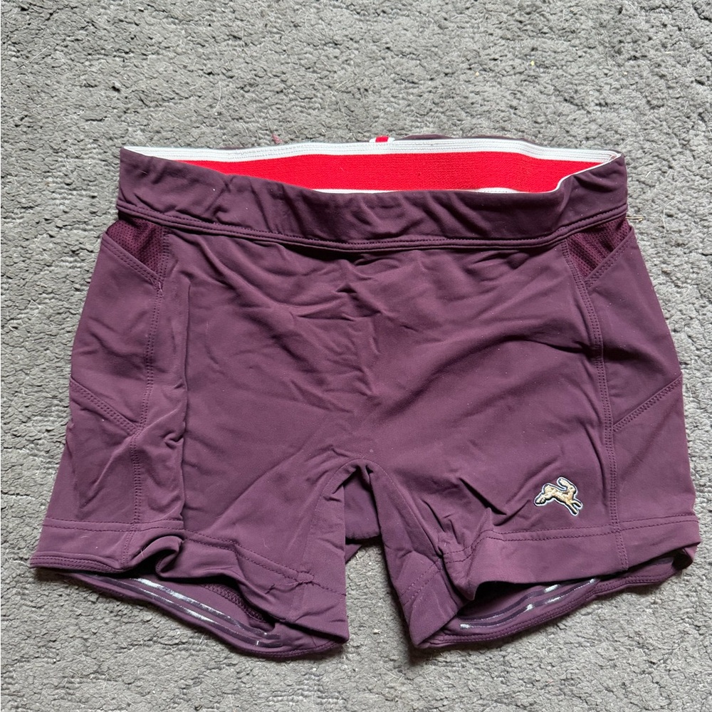 Tracksmith Women's Maroon Lane Five Shorts Medium